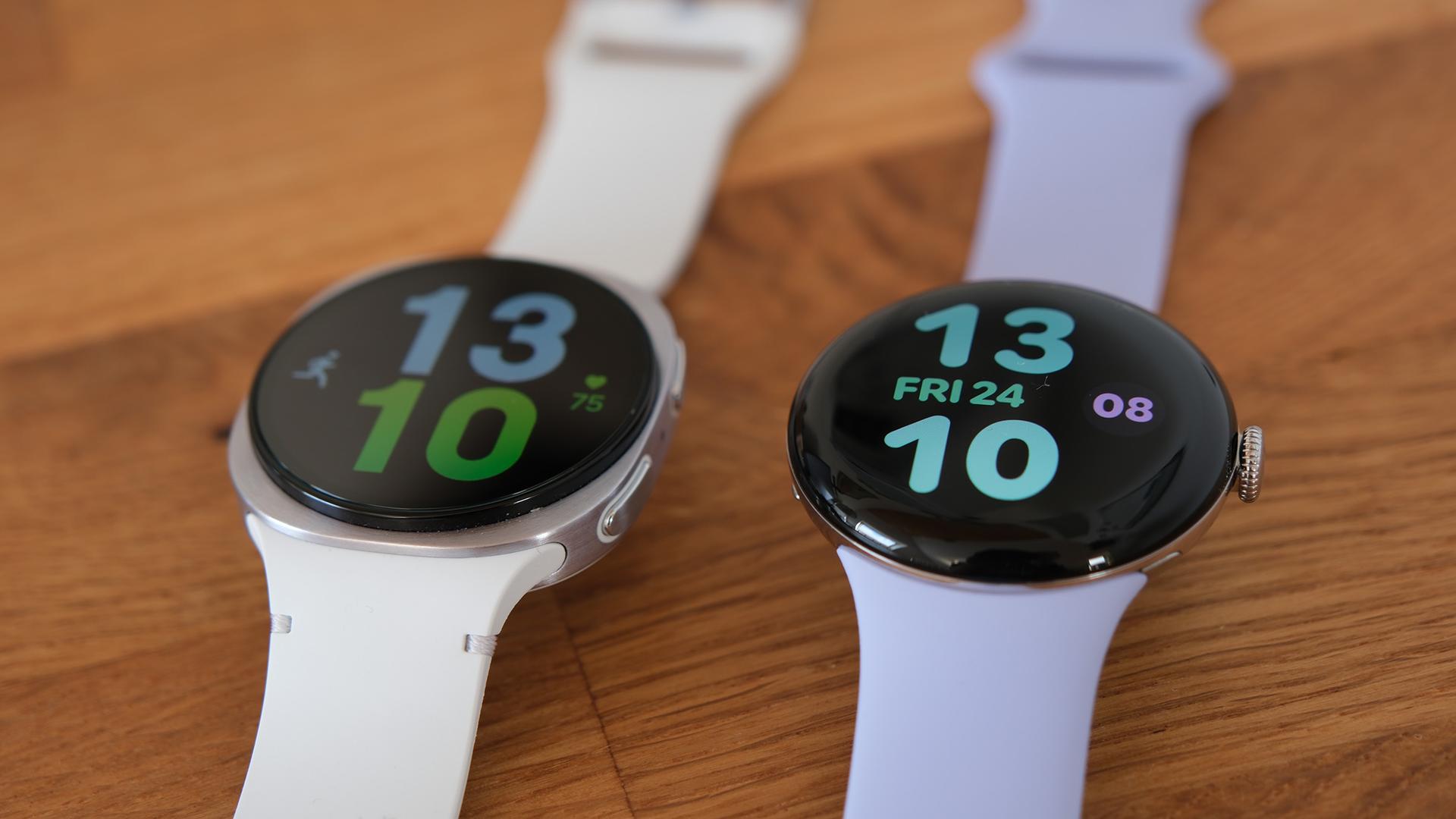 Pixel Watch 4 vs. Galaxy Watch 8: Blick in die Uhrzeit