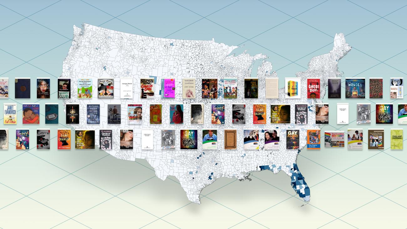 "Book bans" in den USA: Auf der Spur der verschwundenen Bücher