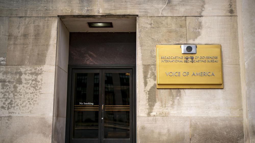  Das Gebäude des Senders Voice of America in Washington, D.C. Vor einem Jahr war der Betrieb faktisch eingestellt worden.