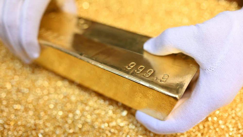 Krisenanlage: Gold ist so teuer wie nie. Am Montag stieg der Goldpreis erstmals über 5.000 Dollar je Feinunze.