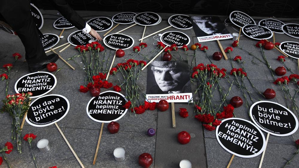 Gedenken an den ermordeten Journalisten Hrant Dink in Istanbul