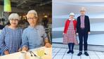 Japanisches Paar zeigt sich nur in abgestimmten Outfits