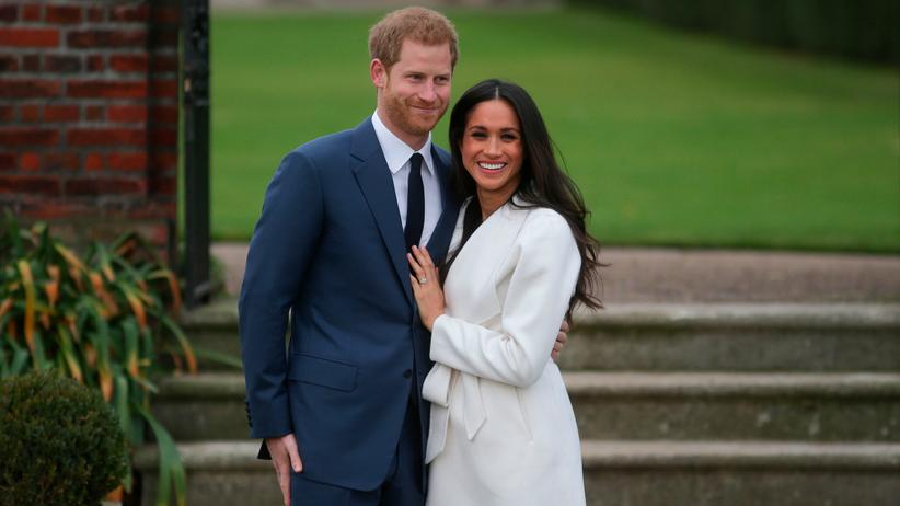 Britisches Königshaus: Prinz Harry und Prinzessin Meghan, als sie im November 2017 ihre Verlobung mitteilten.