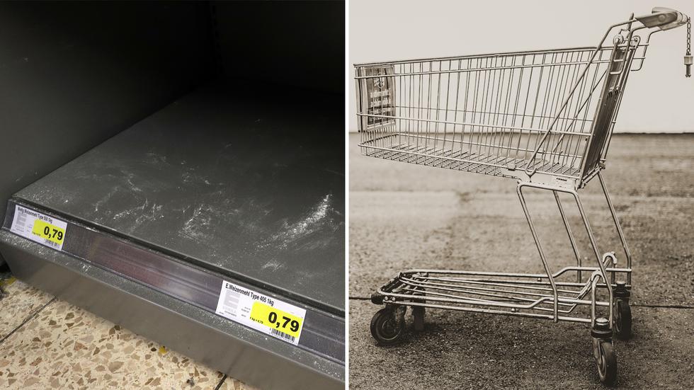 Coronavirus-Epidemie: Der Lieferdienst von Rewe, der normalerweise binnen zwei Tagen ein Zustellfenster anbietet, ist in Berlin gerade für anderthalb Wochen ausgebucht.