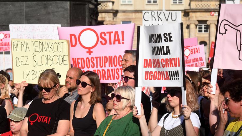 Kroatien: Tausende Menschen demonstrieren für Recht auf Abtreibung