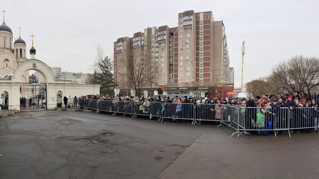 Moskau: Tausende versammeln sich zu Trauerfeier für Alexej Nawalny