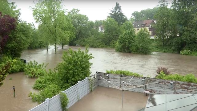 Überschwemmungen: Videos zeigen Hochwasser nach Unwetter im Saarland