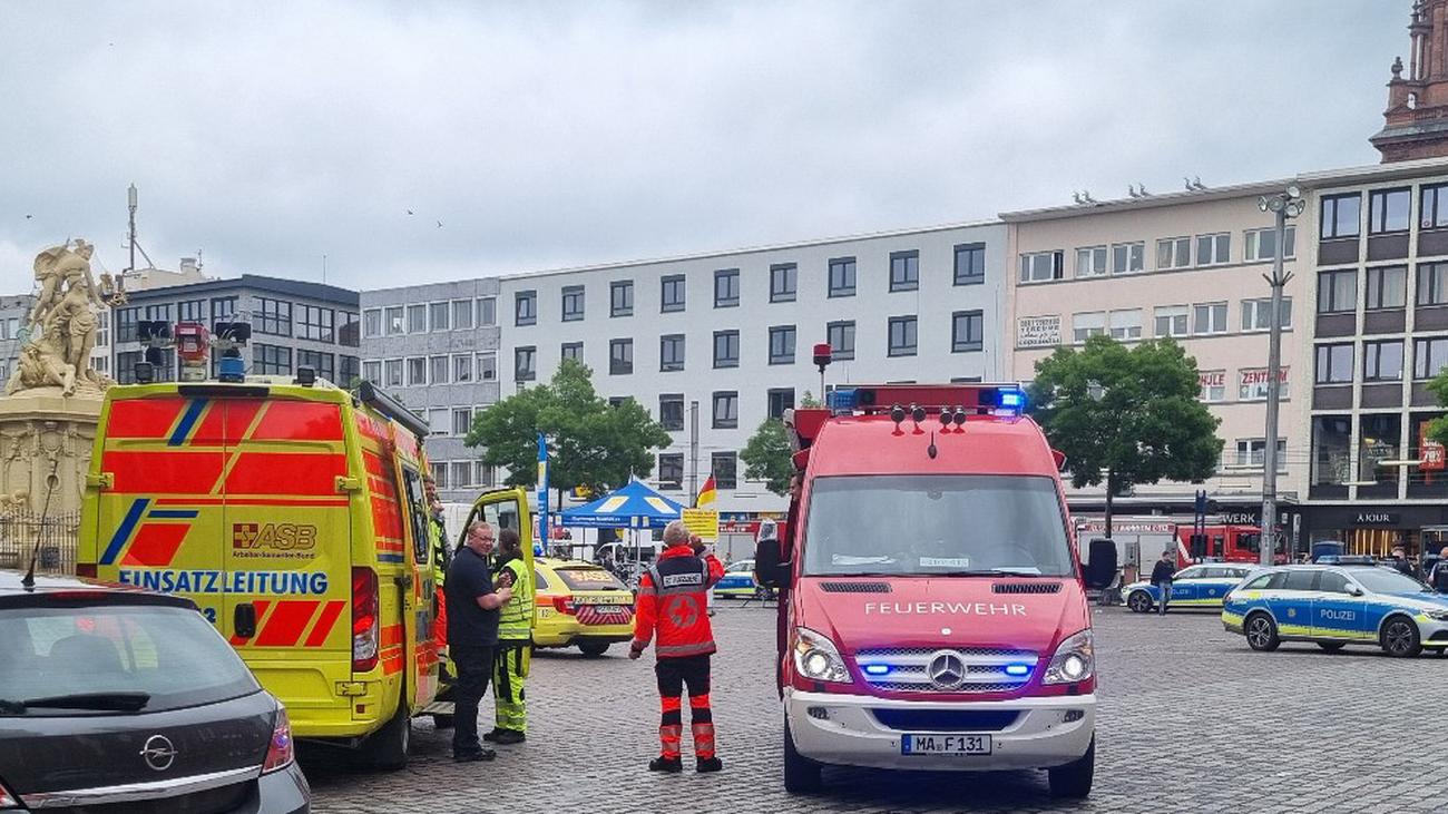 Mannheim : la police tire sur des assaillants après une attaque au couteau à Mannheim