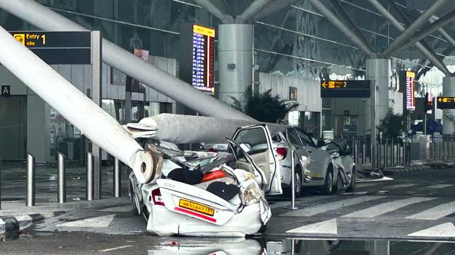 Indien: Dach von Flughafen in Neu-Delhi teilweise eingestürzt