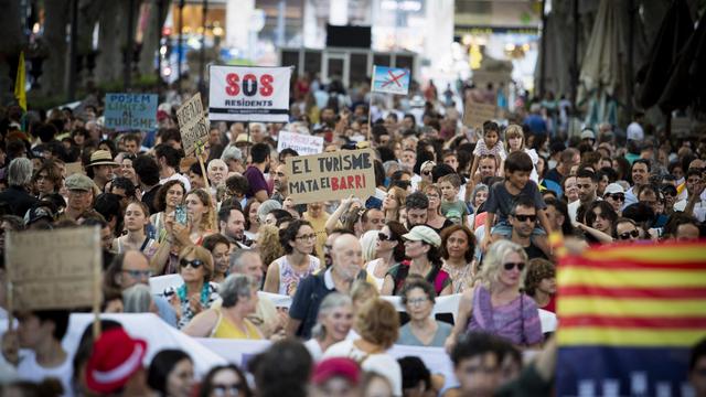 Palma de Mallorca: Erneut Proteste gegen Massentourismus auf Mallorca