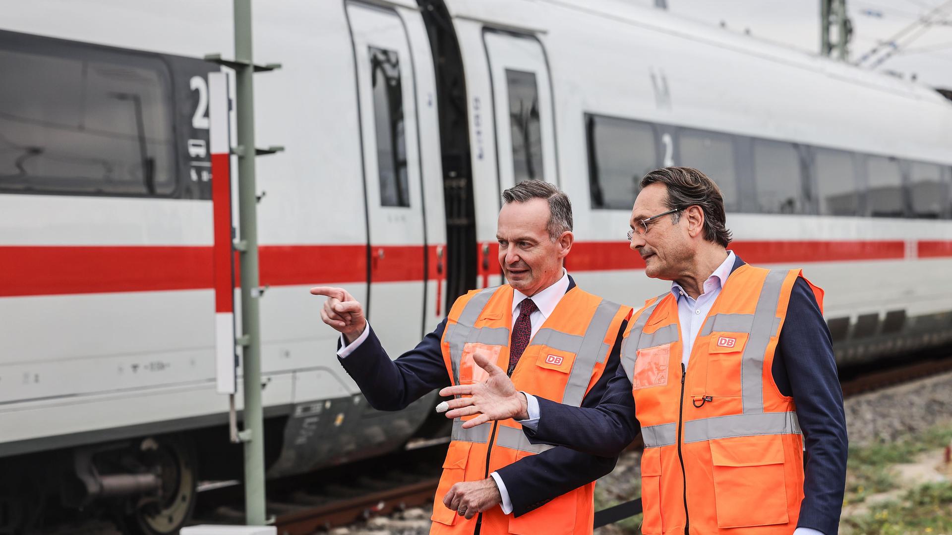 Deutsche Bahn: Volker Wissing kritisiert Deutsche Bahn für mangelnde Pünktlichkeit