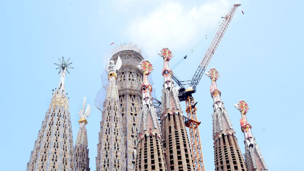  Die Sagrada Família in Barcelona wird auch die "ewig Unvollendete" genannt.