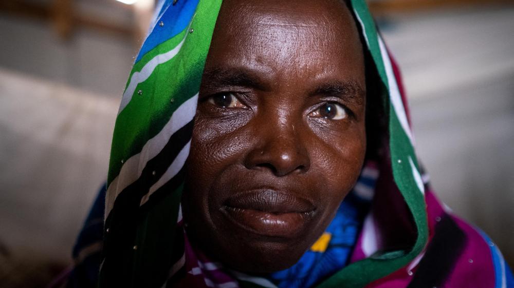  Eine Geflüchtete im Farchana-Camp im Sudan im August 2024.