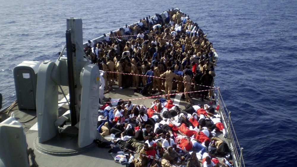 Flüchtlinge Mittelmeer Italien Libyen Küstenwache
