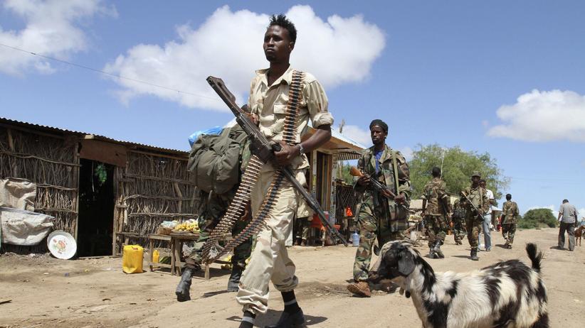 Somalia: Soldaten in Lafole