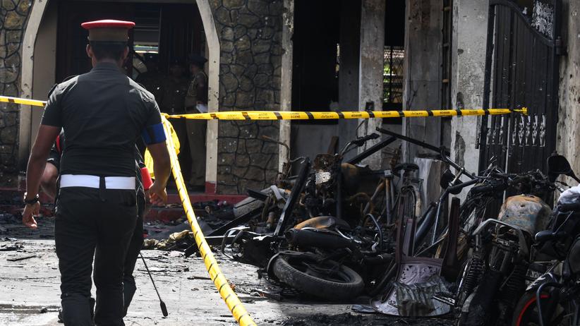 Sri Lanka: Eine Explosion traf die Zionskirche in Batticaloa, rund 250 Kilometer östlich von Colombo.