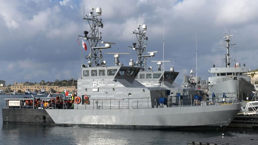 Malta: Ein Schiff der maltesischen Küstenwache