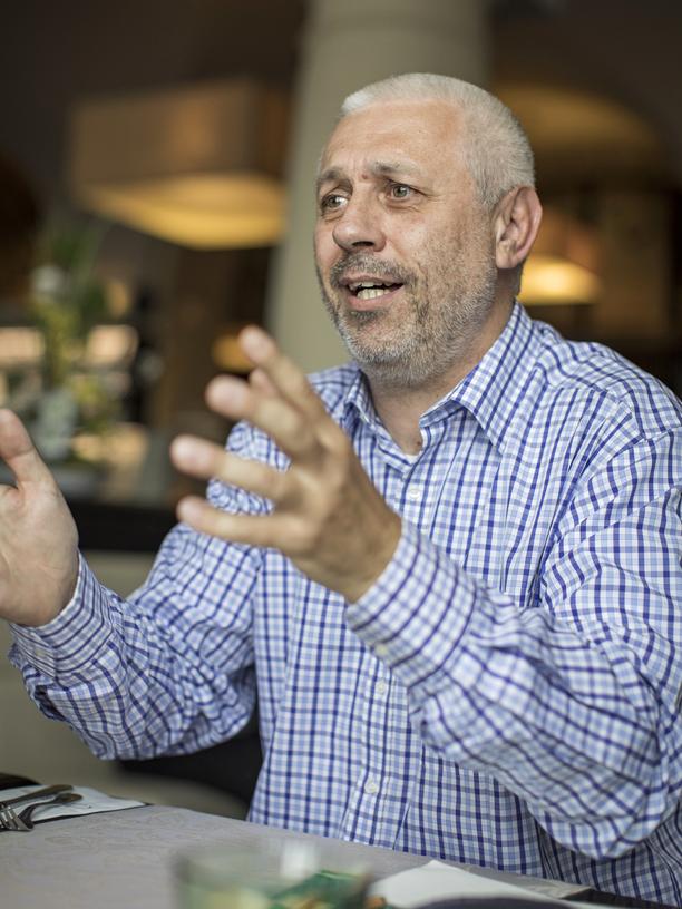 Tschechien: Vladimir Hepner während des Gesprächs