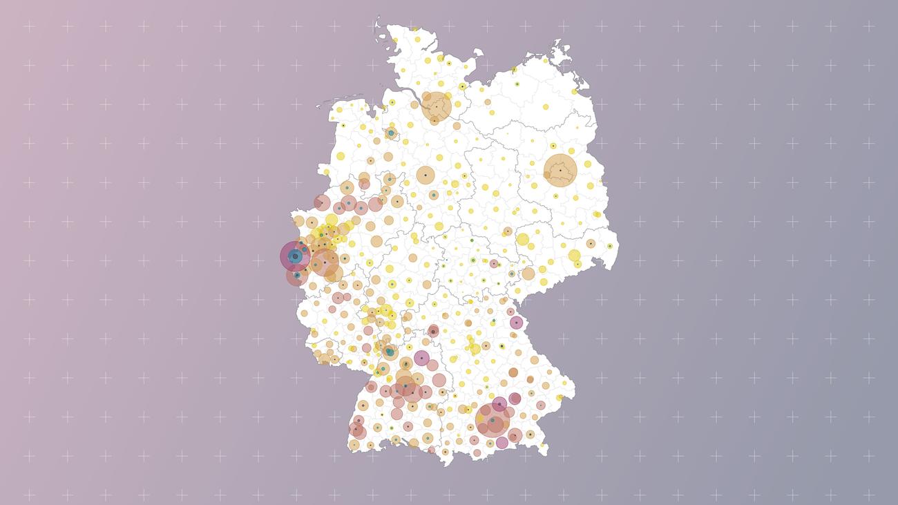 Infizierte In Deutschland Karte