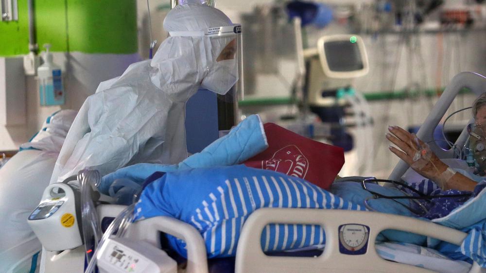 Israel: Eine Pflegerin in Israels größtem Krankenhaus, dem Sheba Medical Center nahe Tel Aviv