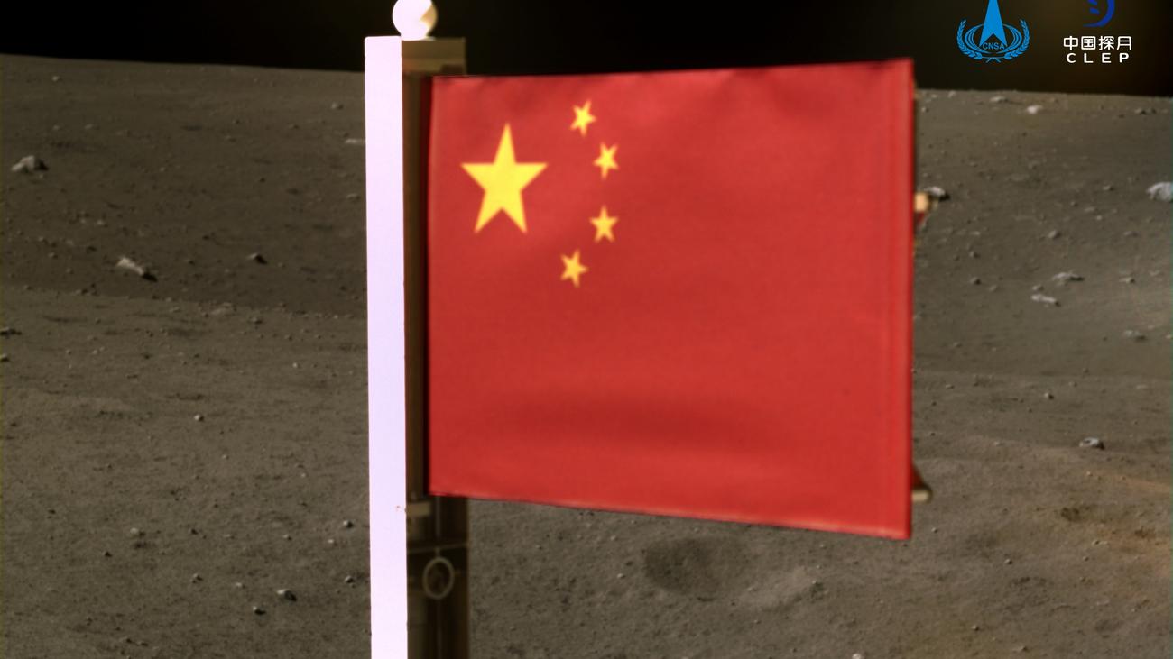 Chang'e 5": China Hisst Nationalflagge Auf Dem Mond | Zeit Online