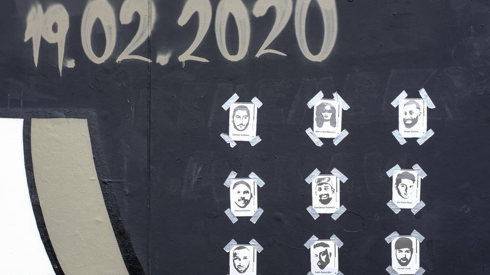 Maßnahmenpaket der Bundesregierung: Porträts der am 19.02.2020 in Hanau aus rassistischen Motiven ermordeten Menschen