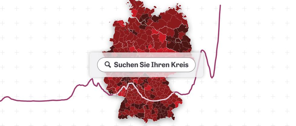 Corona-Zahlen in Deutschland: Coronavirus in Deutschland – alle aktuellen Zahlen auf einer Karte