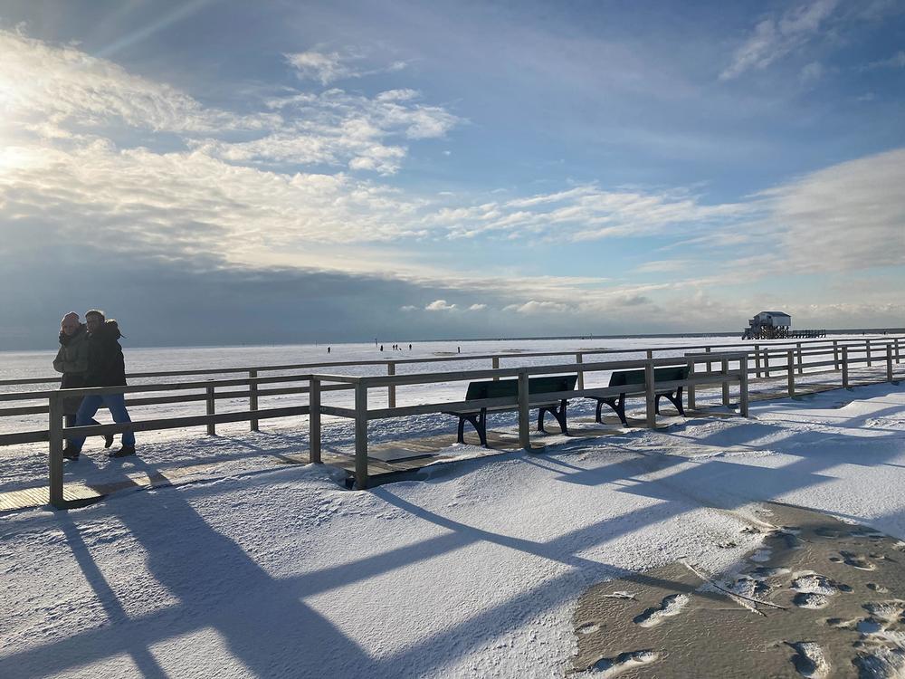 Schne Sankt Peter Ording Karte Bildernull