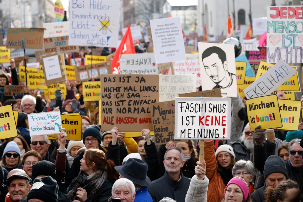 Demos gegen rechts Auf der Straße gegen Rechte ZEIT ONLINE