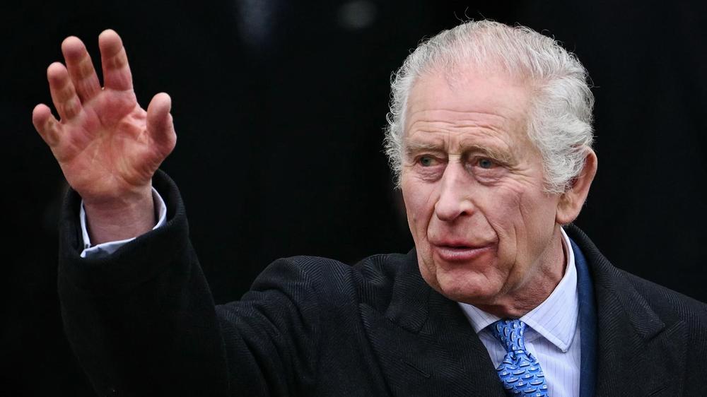 Großbritannien: König Charles III. in Windsor Ende März 
