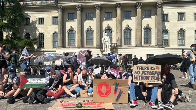 Humboldt-Universität in Berlin: 37 Ermittlungsverfahren nach propalästinensischen Protesten