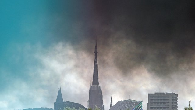 Frankreich: Brand in der Kathedrale von Rouen gelöscht
