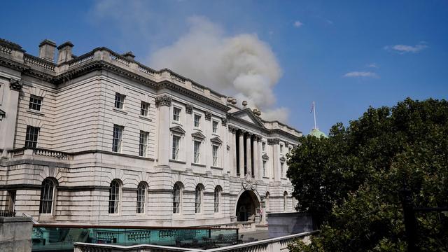 Somerset House: Brand im historischen Londoner Somerset House