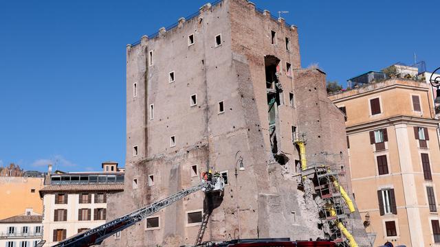 Italien: Teil von historischem Turm in Rom bei Renovierung eingestürzt