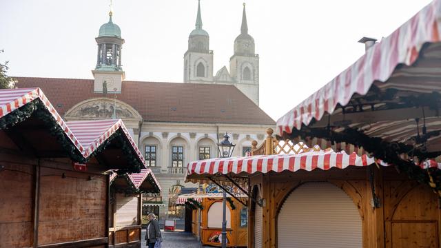 Magdeburg: Weihnachtsmarkt in Magdeburg darf vorerst nicht stattfinden
