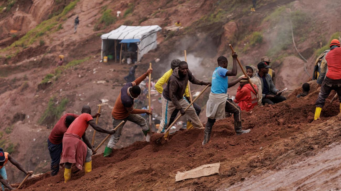 Demokratische Republik Kongo: Behörden im Kongo melden 200 Tote durch Einsturz einer Coltanmine