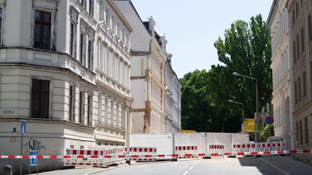 Hauseinsturz in Görlitz: Zwei Tatverdächtige nach Hauseinsturz in Görlitz festgenommen