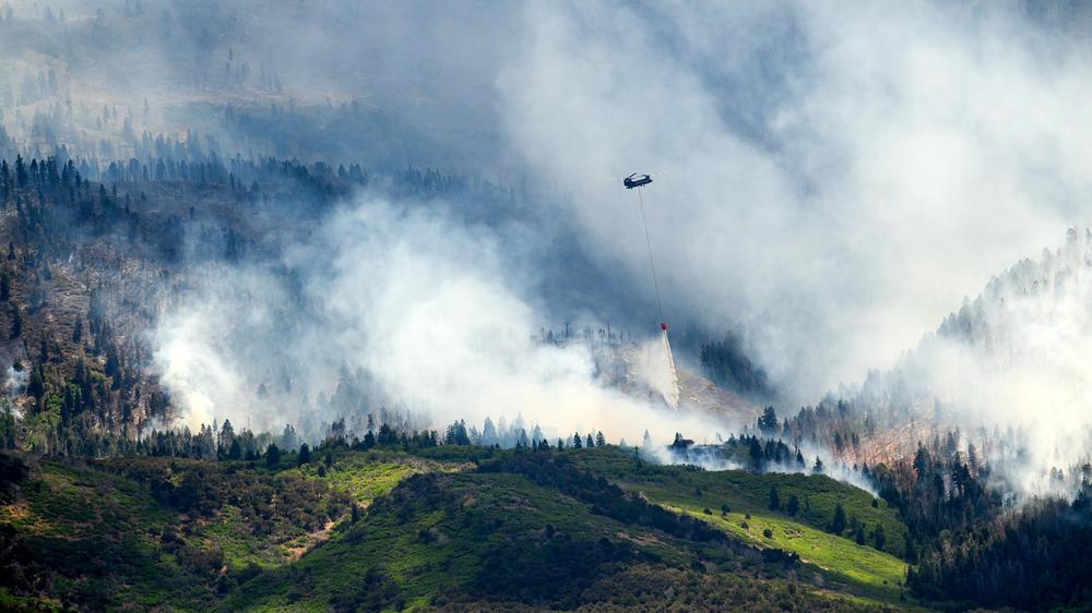 Waldbrände USA Colorado Feuerwehrleute Nationalgarde