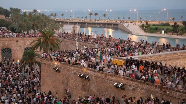 Palma de Mallorca: Tausende protestieren erneut gegen Massentourismus auf Mallorca