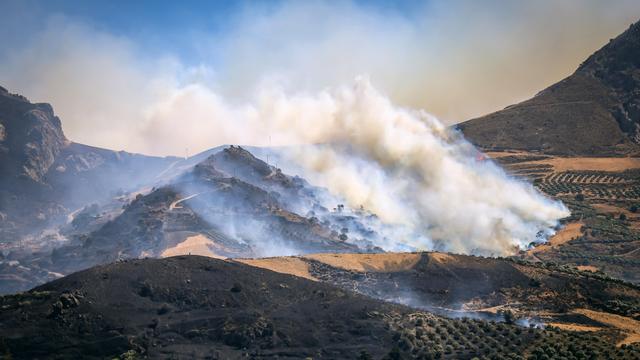 Waldbrände in Südeuropa: Starker Wind erschwert Löscharbeiten in der Türkei und Griechenland