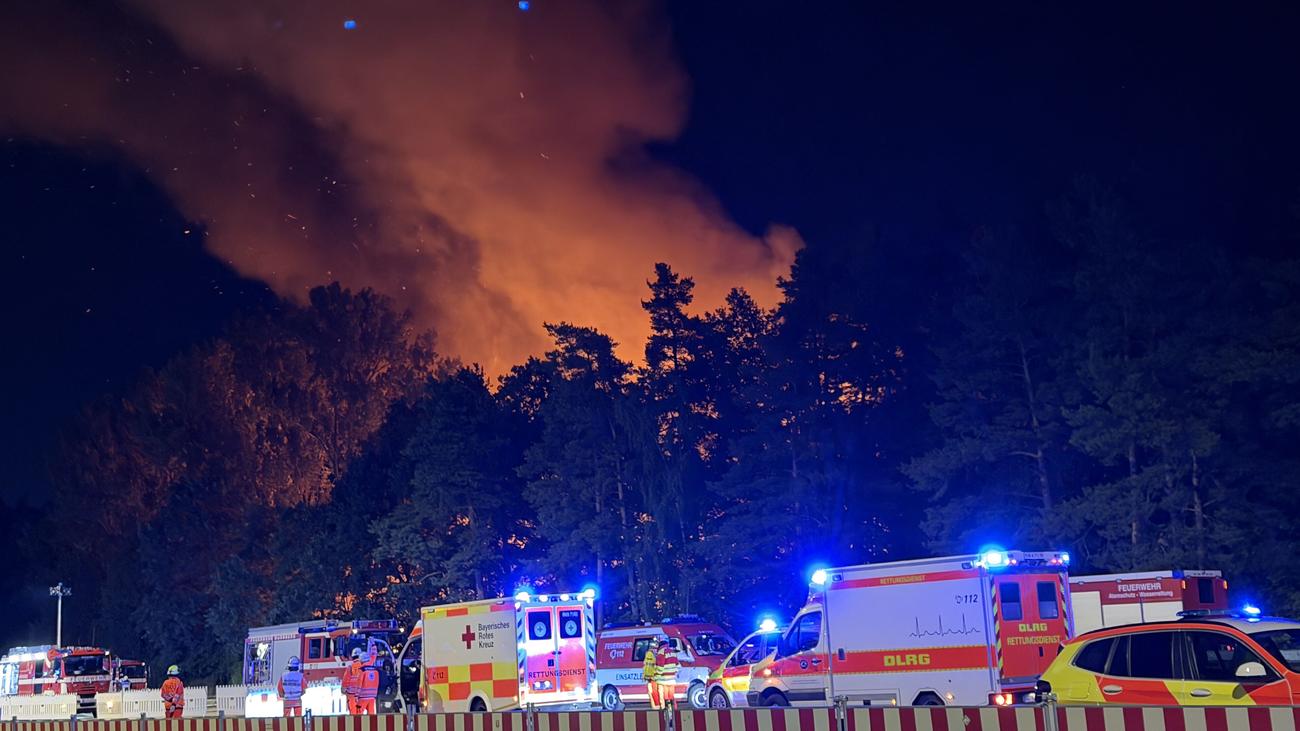 Bayern: Waldbrand in Nürnberg ausgebrochen