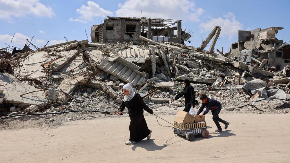 Krisengebiete: Palästinenser im Dschabalija-Camp im nördlichen Gazastreifen; in Gaza wurden im vergangenen Jahr mehr humanitäre Helfer getötet als in anderen Krisenregionen.