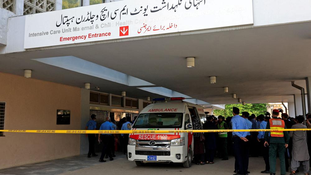 Islamabad Feuer Entbindungsstation Babys Krankenhaus Pakistan