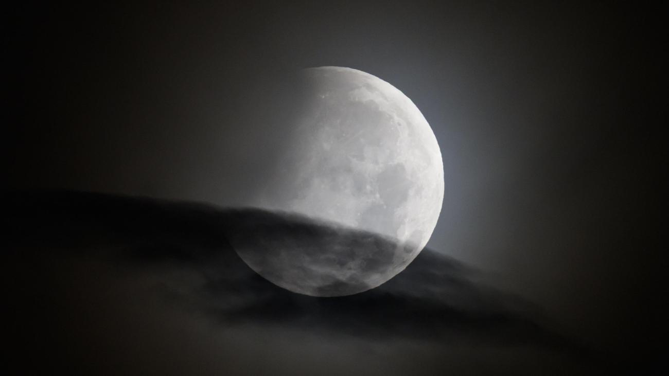Mondfinsternis: Wolken nahmen Sicht auf partielle Mondfinsternis