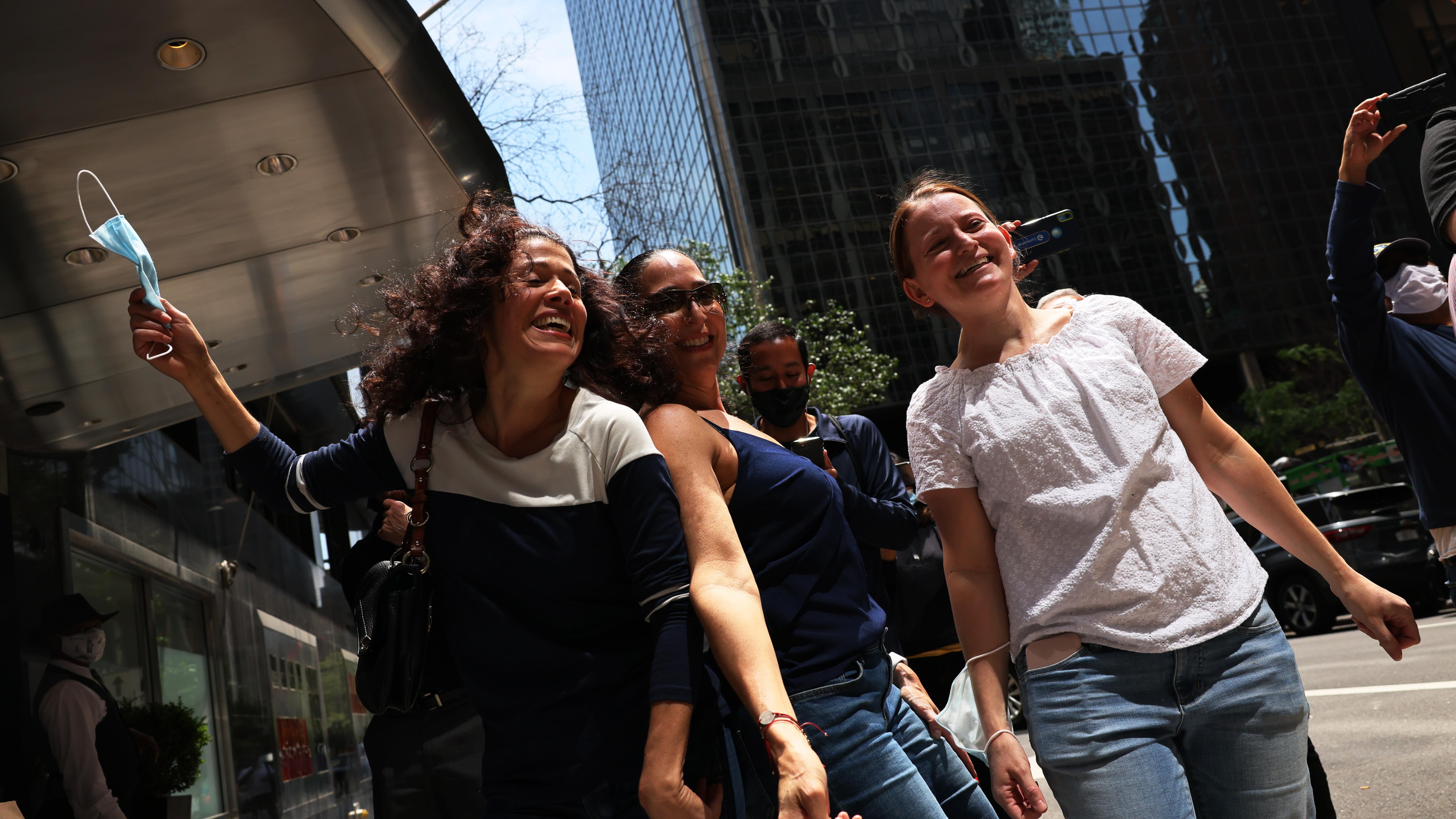 Maskenpflicht: Auch in New York gilt die Maskenpflicht nur noch für Nicht-Geimpfte.