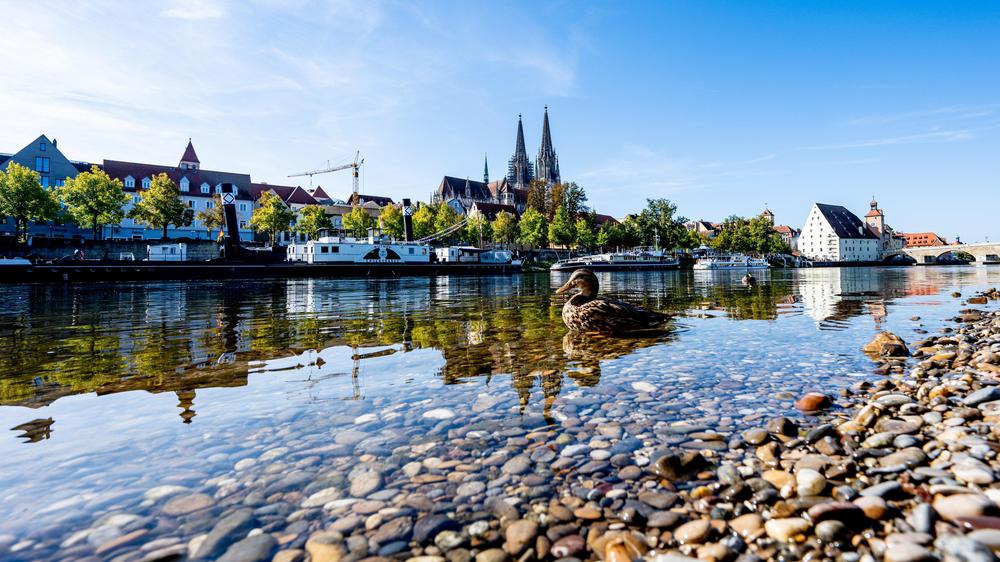  In Regensburg war es am Dienstag bundesweit am wärmsten.