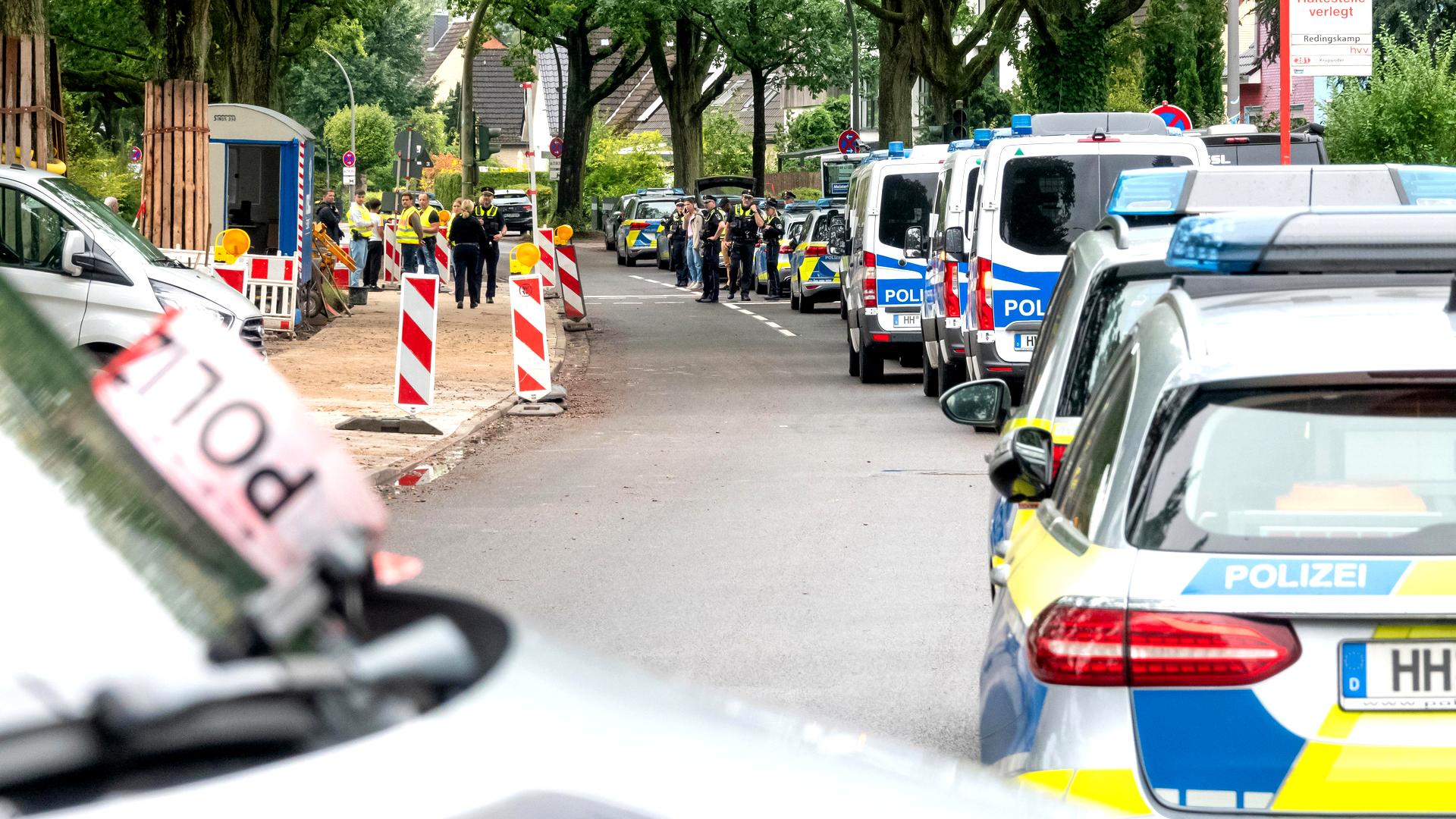 Polizeieinsatz in Hamburg: Ein nervöser Vormittag