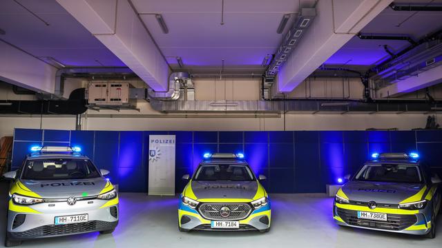 Funkstreifenwagen in Hamburg: Es leuchtet, aber blinkt nicht