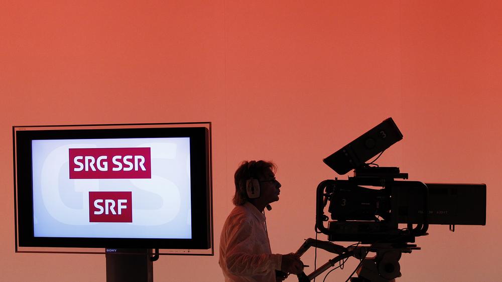 Schweizer Volksentscheid: Die Logos der Schweizerischen Radio- und Fernsehgesellschaften