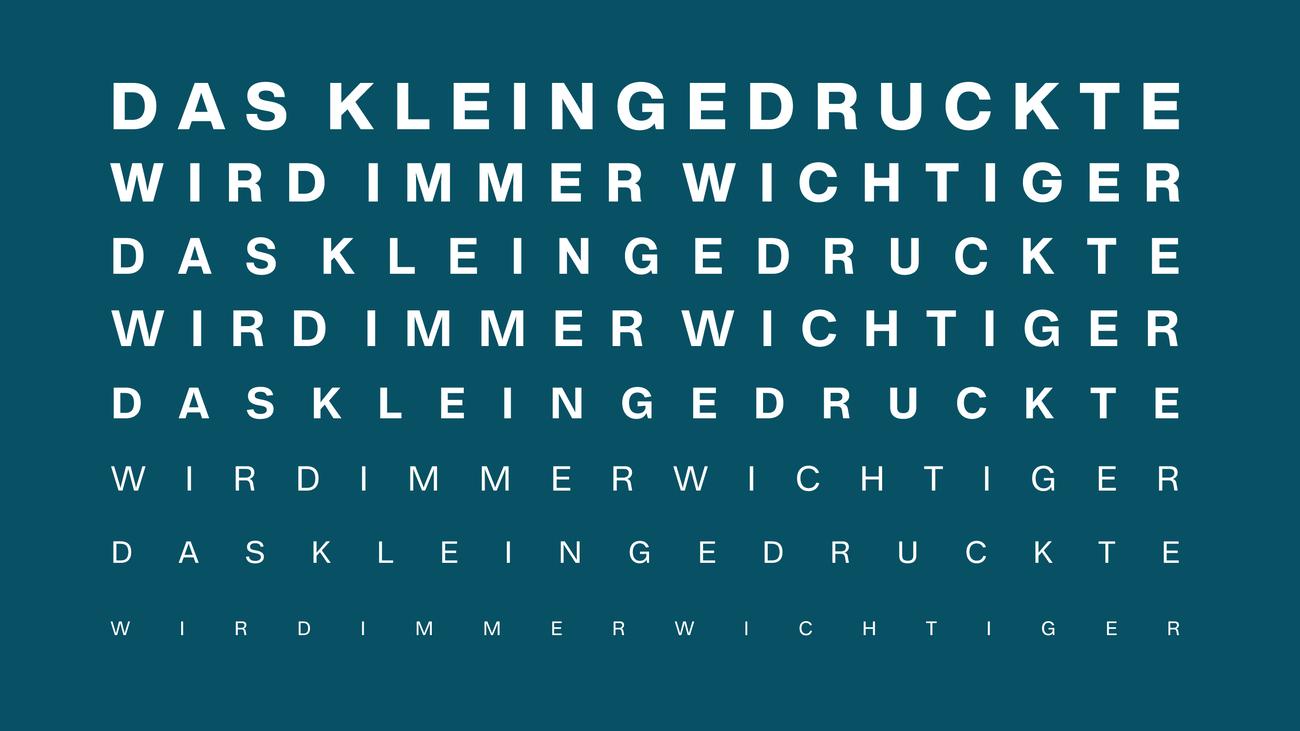 Helvetica Now Das Kleingedruckte Wird Immer Wichtiger Zeit Online